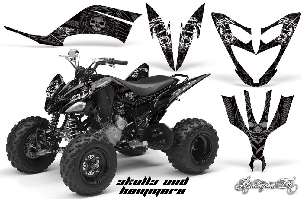 Yamaha Raptor 250 ATV Graphic Kit - 2008-2014 Huntington Ink Black