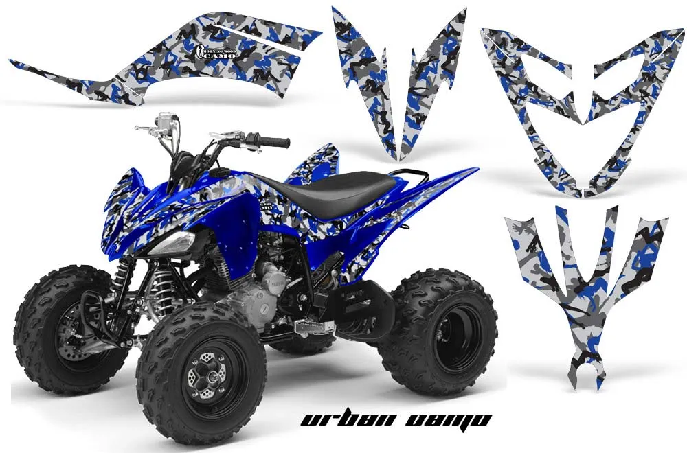 Yamaha Raptor 250 ATV Graphic Kit - 2008-2014 Urban Camo Blue