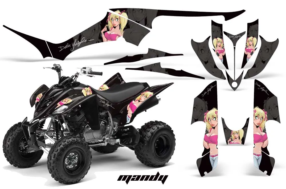 Yamaha Raptor 350 ATV Graphic Kit - 2004-2014 Mandy Pink