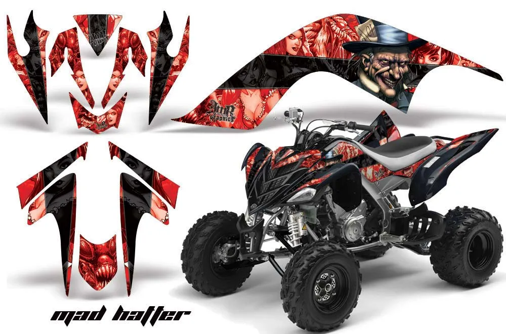 Yamaha Raptor 700 ATV Graphic Kit - 2006-2012 Mad Hatter Blue
