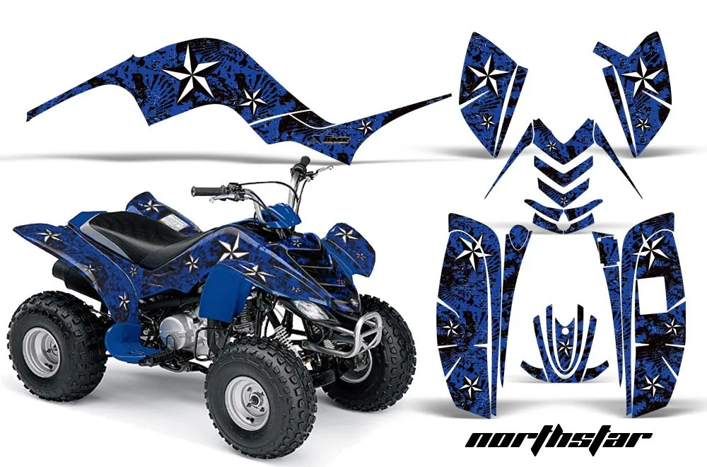 Yamaha Raptor 80 ATV Graphic Kit - 2003-2016 North Star Blue