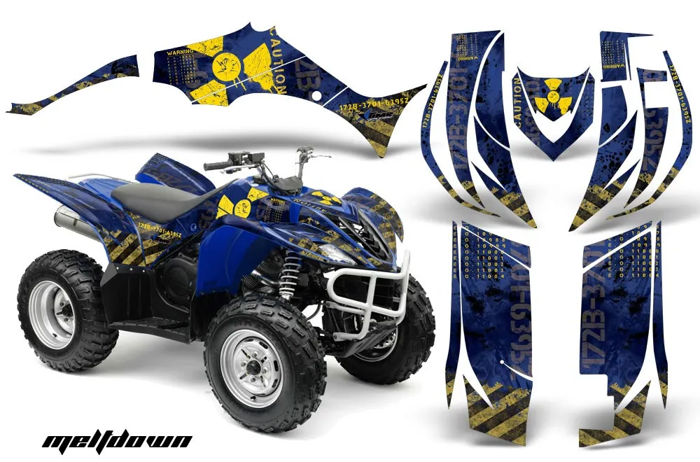 Yamaha Wolverine ATV Graphic Kit - 2006-2012 Meltdown Blue