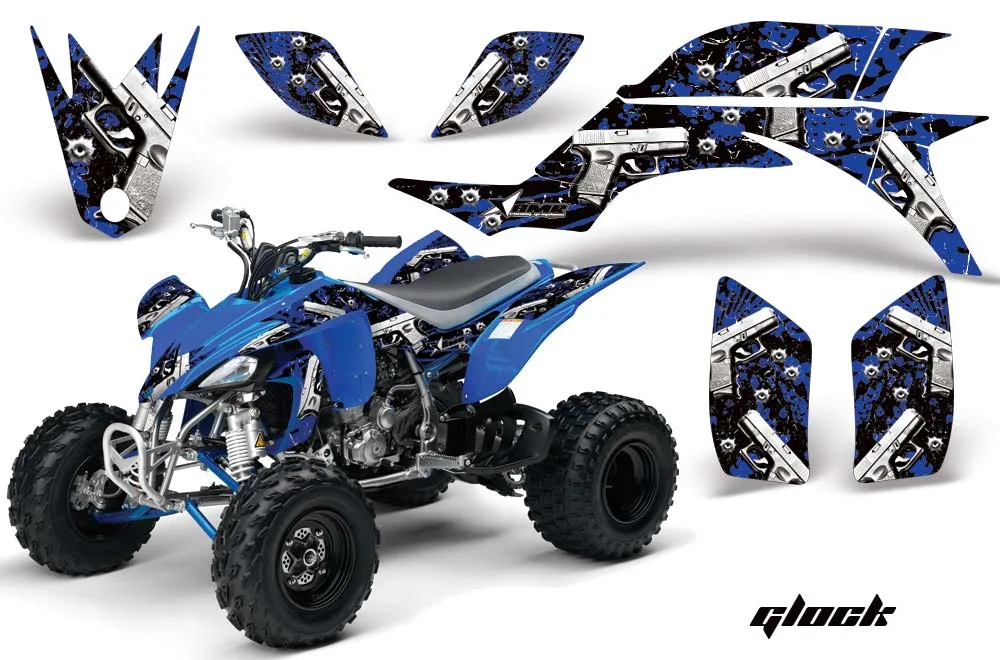 Yamaha YFZ 450 ATV Graphic Kit - 2004-2014 Glock Blue