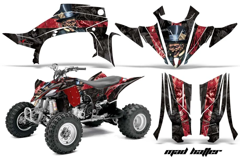 Yamaha YFZ 450R / SE ATV Graphic Kit - 2014-2019 Mad Hatter Red