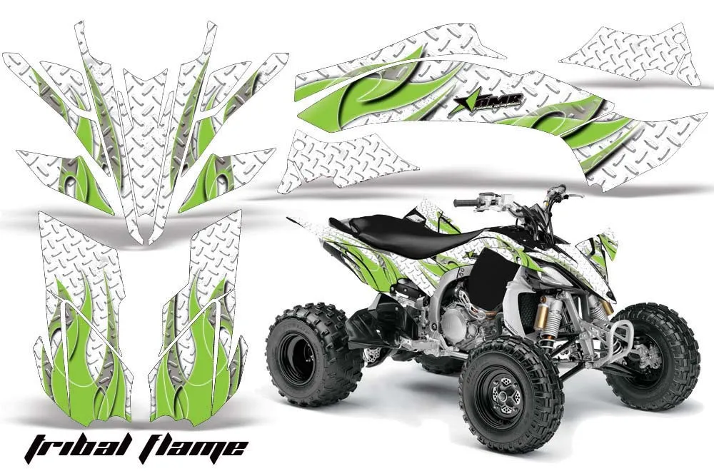 Yamaha YFZ 450SE / 450R ATV Graphic Kit - 2009-2013 Tribal Flame Green