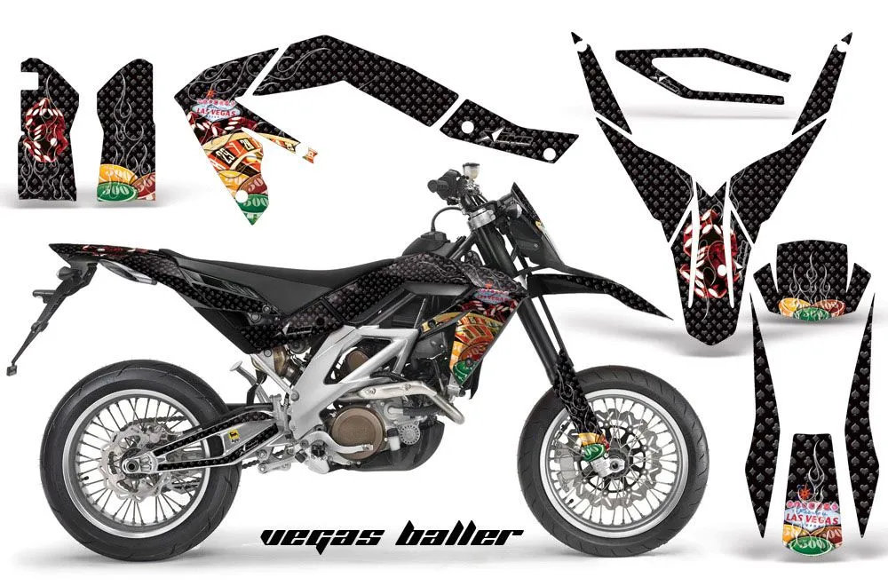 Aprilia SXV 4.5 / 5.5 Dirt Bike Custom Graphic Kit - 2006-2015