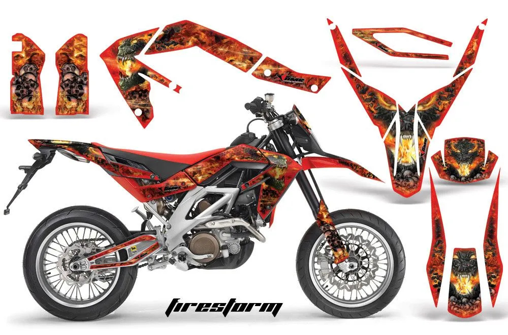 Aprilia SXV 4.5 / 5.5 Dirt Bike Custom Graphic Kit - 2006-2015