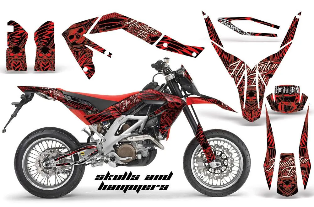 Aprilia SXV 4.5 / 5.5 Dirt Bike Custom Graphic Kit - 2006-2015