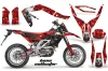 Aprilia SXV 4.5 / 5.5 Dirt Bike Graphic Kit - 2006-2015 Bone Collector Red