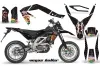 Aprilia SXV 4.5 / 5.5 Dirt Bike Graphic Kit - 2006-2015 Vegas Baller Black