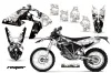 BMW G450x Dirt Bike Graphic Kit - 2010-2011 Reaper White