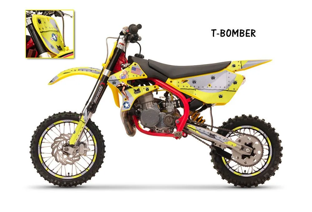 Cobra CX 50 Jr Dirt Bike Custom Graphic Kit - 2003-2011