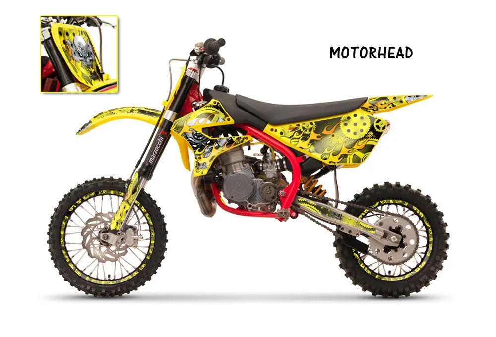 Cobra CX 50 Sr King Dirt Bike Graphic Kit - 2002-2011 NorthStar Yellow
