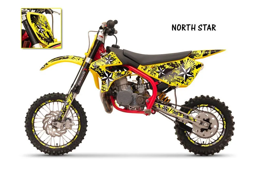 Cobra CX 65 Dirt Bike Custom Graphic Kit - 2007-2011