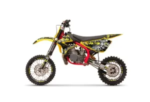 Cobra CX 65 Dirt Bike Graphic Kit - 2007-2011 T Bomber Yellow