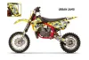 Cobra CX 50 Jr Dirt Bike Graphic Kit - 2003-2011 Vegas Baller Yellow