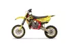 Cobra CX 50 Sr King Dirt Bike Graphic Kit - 2002-2011 Silver Star - Reloaded Yellow