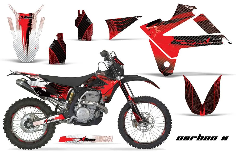 Gas Gas EC 250 Dirt Bike Graphic Kit - 2009-2010 Carbon X Red