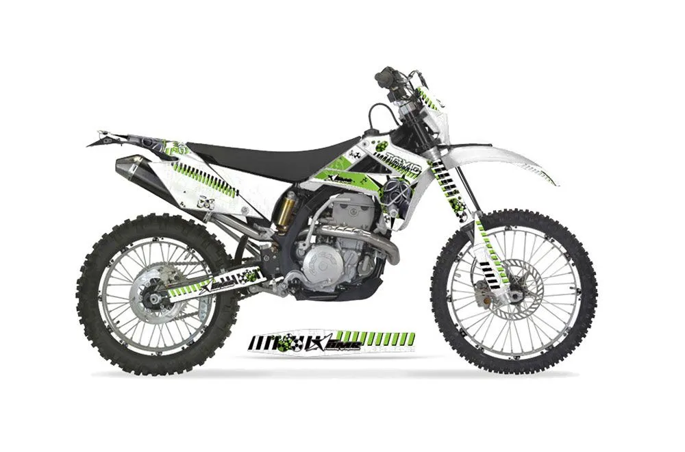 Gas Gas EC 250 Dirt Bike Graphic Kit - 2009-2010 Toxicity Green