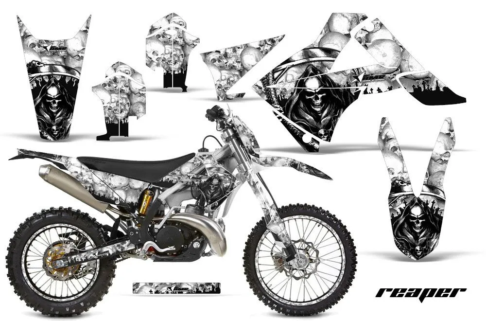 Gas Gas EC 250 Dirt Bike Graphic Kit - 2011-2012 Reaper White