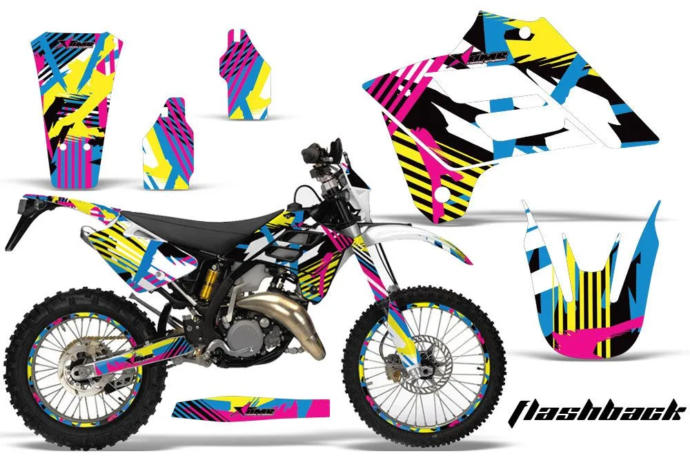 Gas Gas EC 300 Dirt Bike Graphic Kit - 2006-2008 Flashback