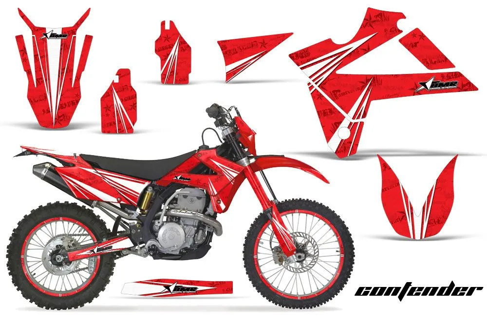 Gas Gas EC 300 Dirt Bike Graphic Kit - 2009-2010 Contender Red