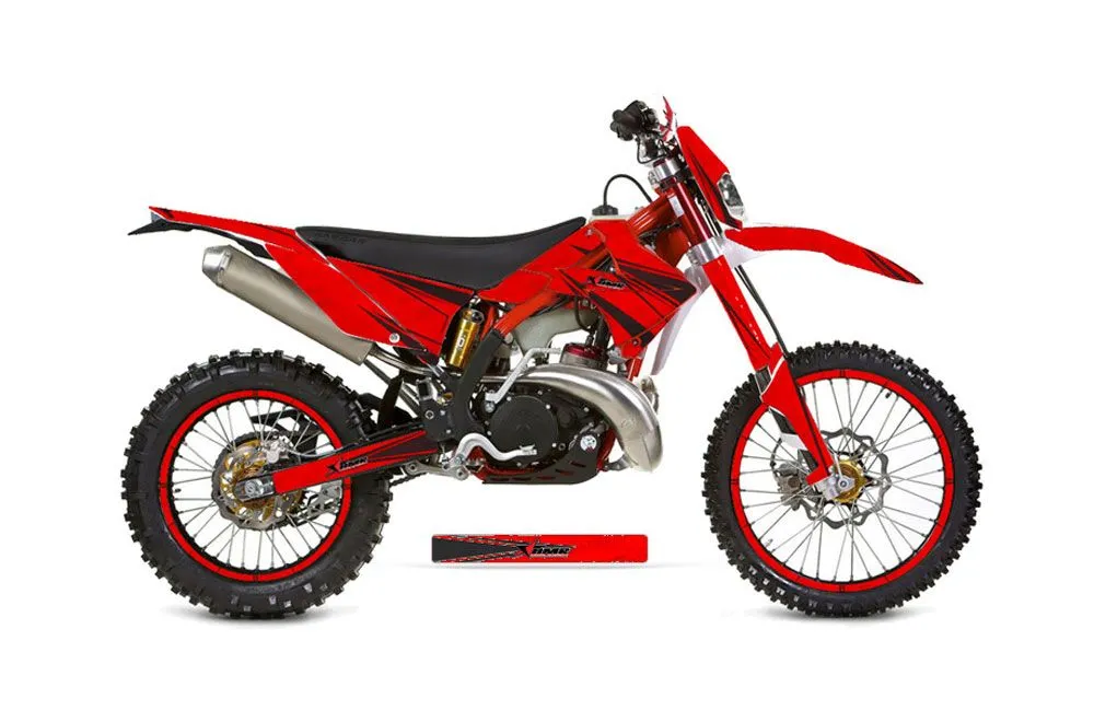 Gas Gas EC 300 Dirt Bike Graphic Kit - 2011-2012 Contender Red