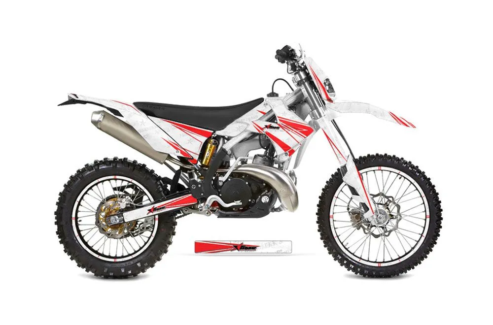 Gas Gas EC 300 Dirt Bike Graphic Kit - 2011-2012 Contender White