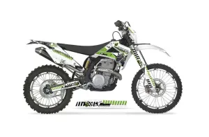 Gas Gas EC 250 Dirt Bike Graphic Kit - 2009-2010 Toxicity Green