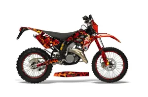 Gas Gas EC 300 Dirt Bike Graphic Kit - 2006-2008 Motorhead Mandy Red