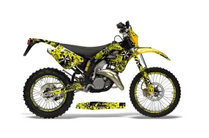 Gas Gas EC 300 Dirt Bike Graphic Kit - 2006-2008 NorthStar Yellow