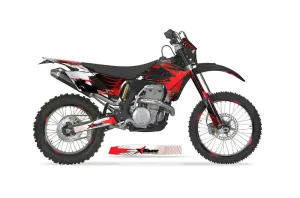 Gas Gas EC 300 Dirt Bike Graphic Kit - 2009-2010 Carbon X Red