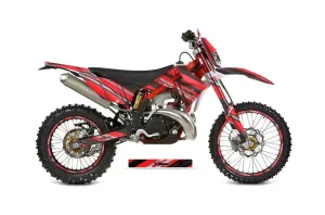 Gas Gas EC 300 Dirt Bike Graphic Kit - 2011-2012 In Line Black