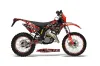 Gas Gas EC 250 Dirt Bike Graphic Kit - 2006-2008 Mad Hatter Red