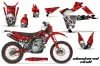 Gas Gas EC 250 Dirt Bike Graphic Kit - 2009-2010 Checkered Skull Red