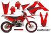 Gas Gas EC 250 Dirt Bike Graphic Kit - 2011-2012 Contender Red