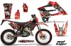 Gas Gas EC 300 Dirt Bike Graphic Kit - 2006-2008 Mad Hatter Red
