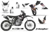 Gas Gas EC 300 Dirt Bike Graphic Kit - 2009-2010 T Bomber White