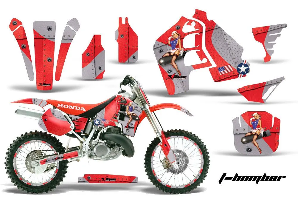 Honda CR500 Dirt Bike Custom Graphic Kit - 1989-2001