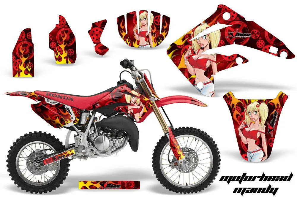 Honda CR80 Dirt Bike Custom Graphic Kit - 1996-2002