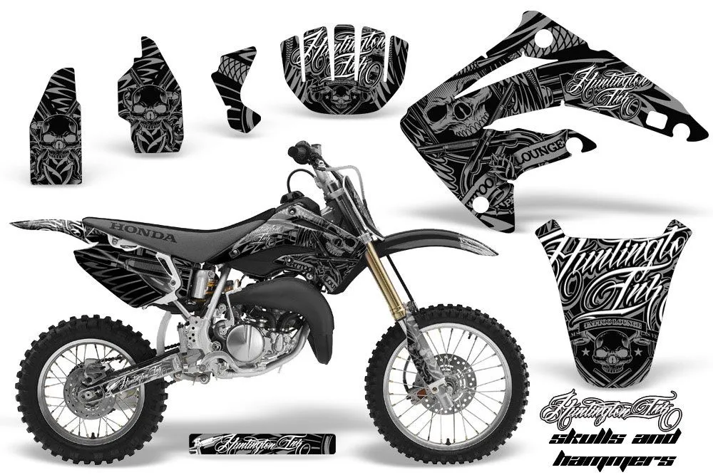 Honda CR85 Dirt Bike Custom Graphic Kit - 2003-2007