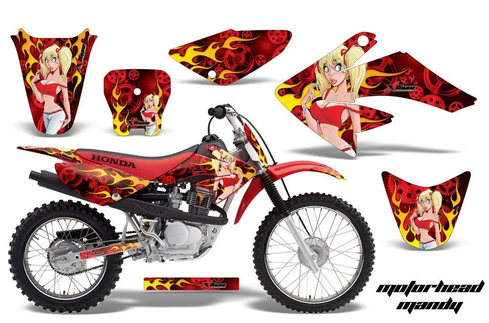 Honda CRF100 Dirt Bike Custom Graphic Kit - 2004-2010