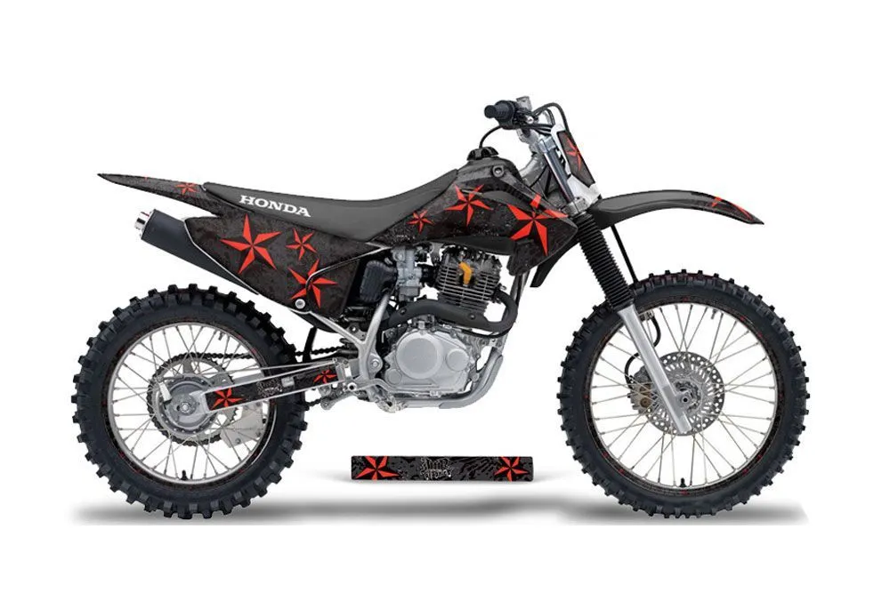 Honda CRF150 F Dirt Bike Graphic Kit - 2003-2007 Northstar Black