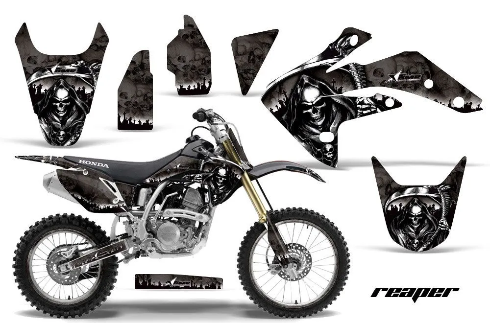 Honda CRF150 R Dirt Bike Graphic Kit - 2007-2016 Reaper Black