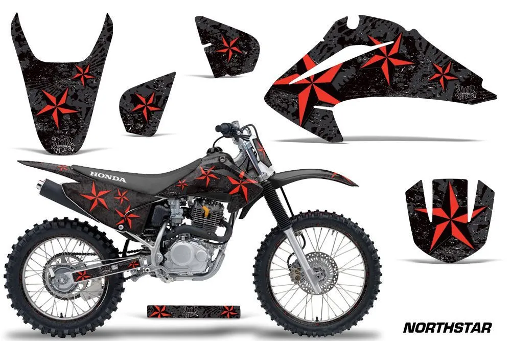 Honda CRF230 F Dirt Bike Graphic Kit - 2003-2007 Northstar Black