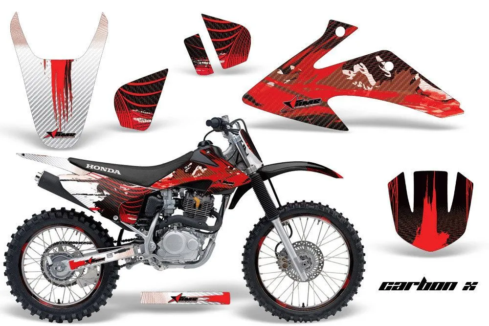 Honda CRF230 F Dirt Bike Graphic Kit - 2008-2014 Carbon X Red