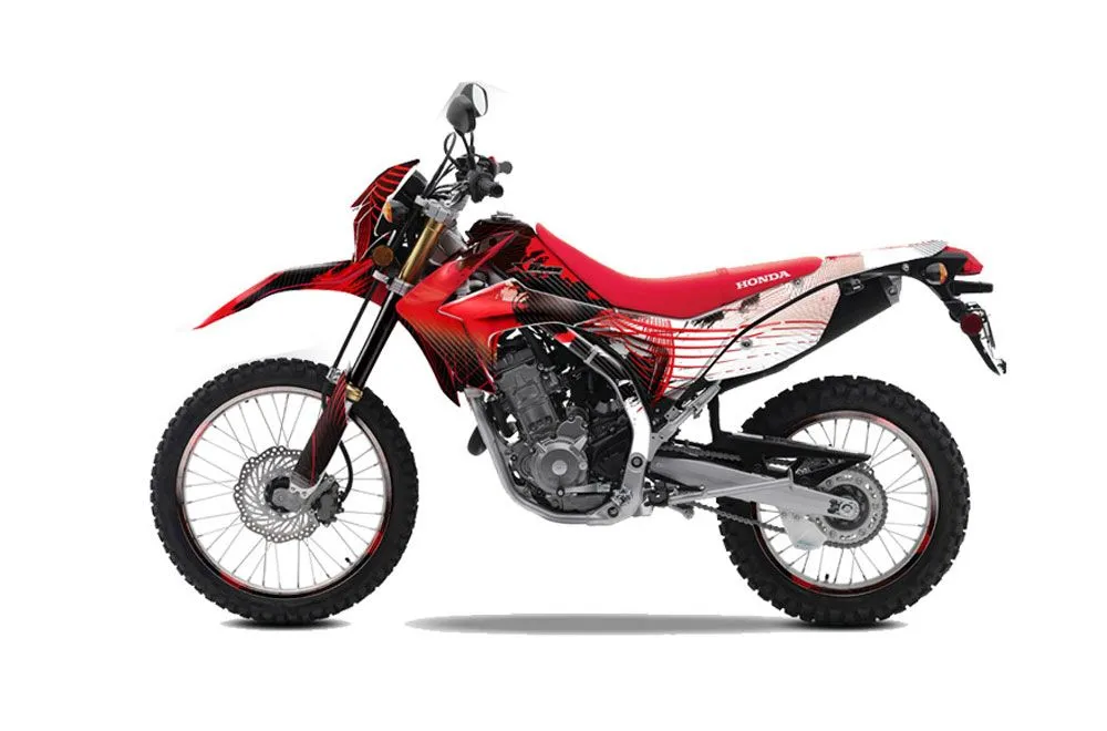 Honda CRF250 L Enduro Dirt Bike Graphic Kit - 2013-2020 Carbon X Red