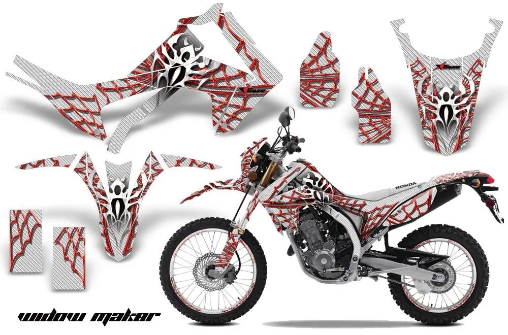 Honda CRF250 L Enduro Dirt Bike Graphic Kit - 2013-2020 Widow Maker White