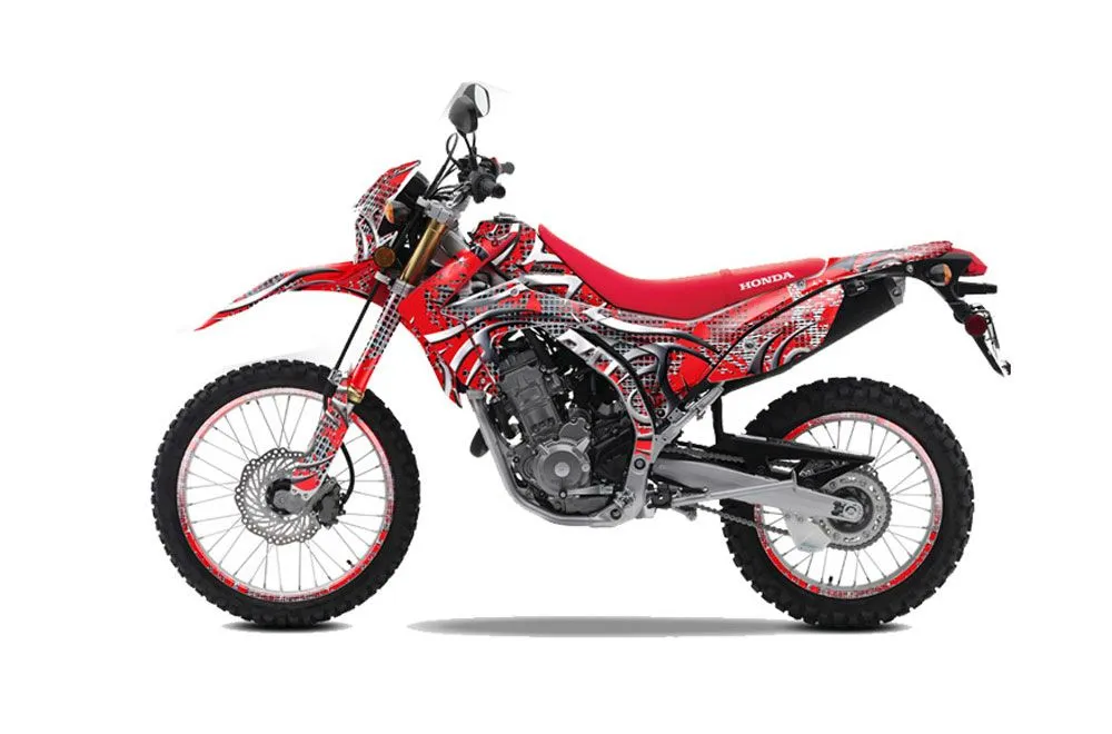 Honda CRF250 M Enduro Dirt Bike Graphic Kit - 2013-2020 Deaden Red