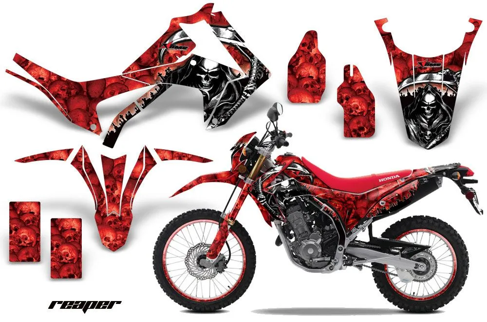 Honda CRF250 M Enduro Dirt Bike Graphic Kit - 2013-2020 Reaper Red